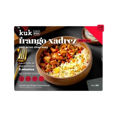 Lunchbox Kük Frango Xadrez Com Arroz Chop Suey